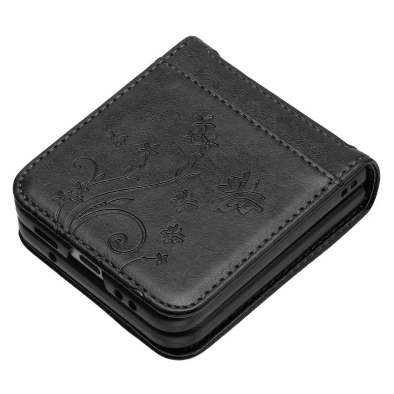 Cover Til Samsung Galaxy Z Flip 7 Fe Sommerfugle Og Blomster