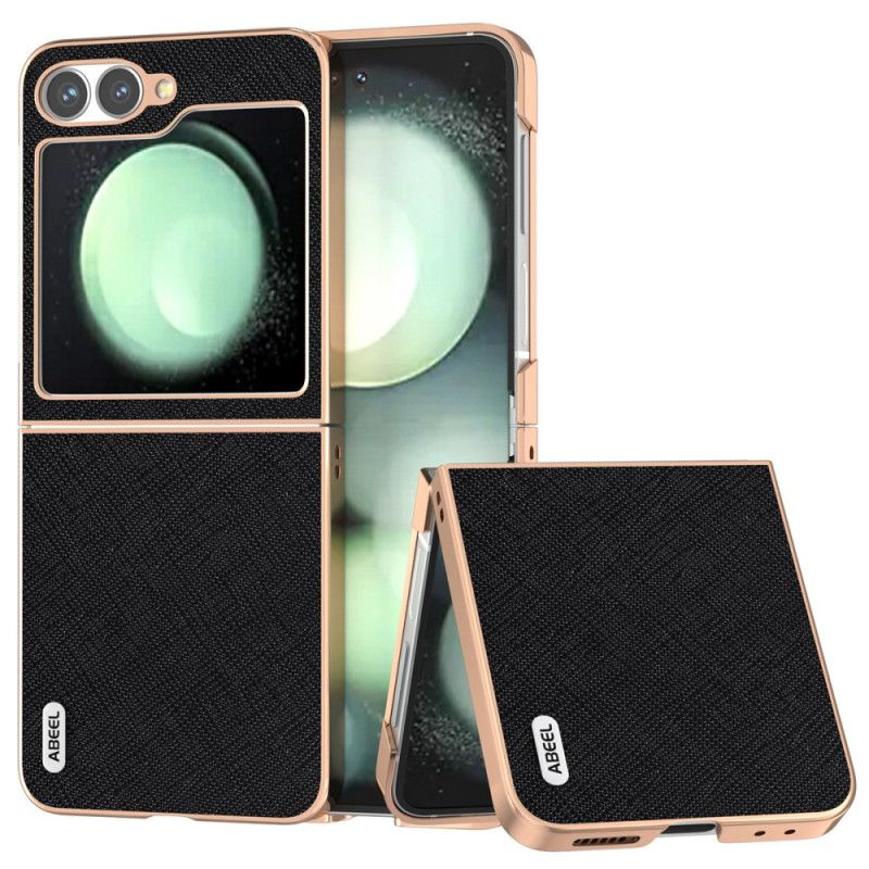 Cover Til Samsung Galaxy Z Flip 7 Fe Tekstureret Læder