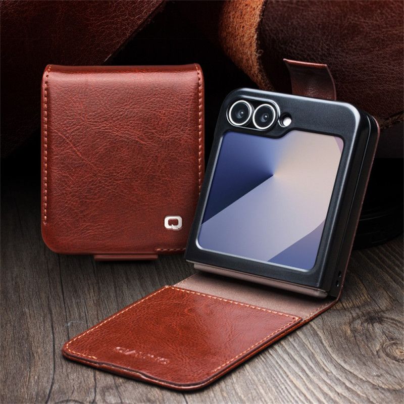 Etui Samsung Galaxy Z Flip 7 Fe Ægte Læder