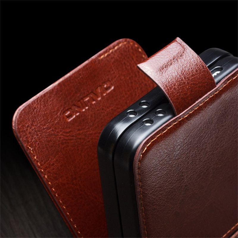 Etui Samsung Galaxy Z Flip 7 Fe Ægte Læder