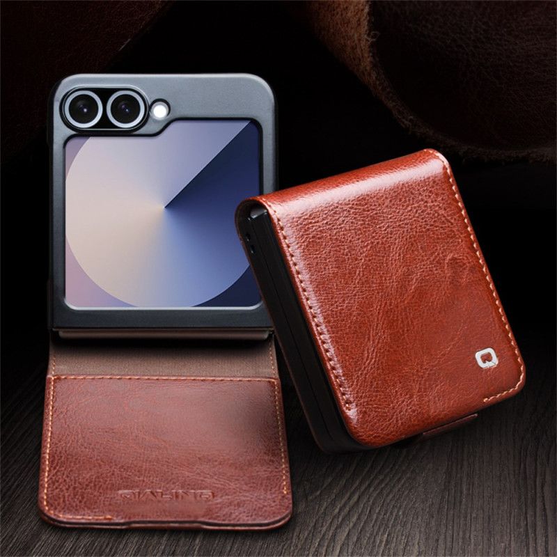 Etui Samsung Galaxy Z Flip 7 Fe Ægte Læder