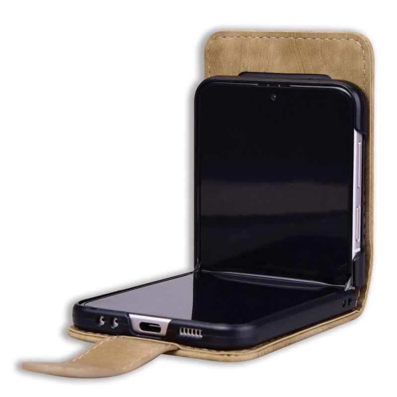 Etui Samsung Galaxy Z Flip 7 Fe Kortholder Med Kattemotiv