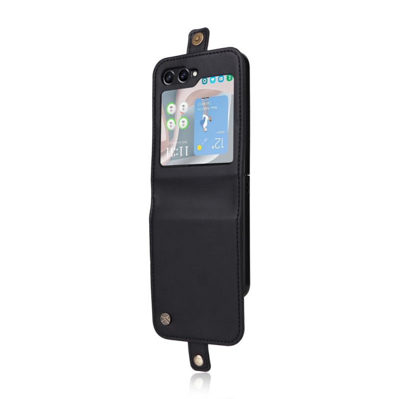 Etui Samsung Galaxy Z Flip 7 Fe Kortholder Og Lås