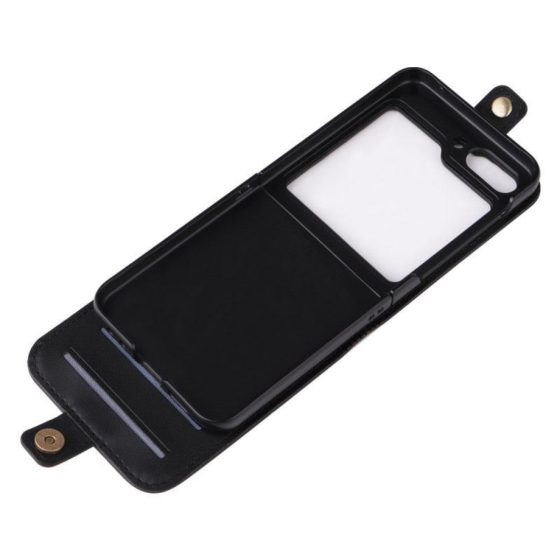 Etui Samsung Galaxy Z Flip 7 Fe Kortholder Og Lås