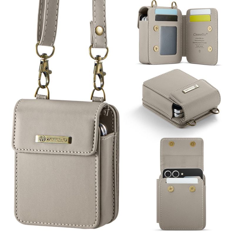 Etui Til Samsung Galaxy Z Flip 7 Fe Rfid-pung Med Skulderrem
