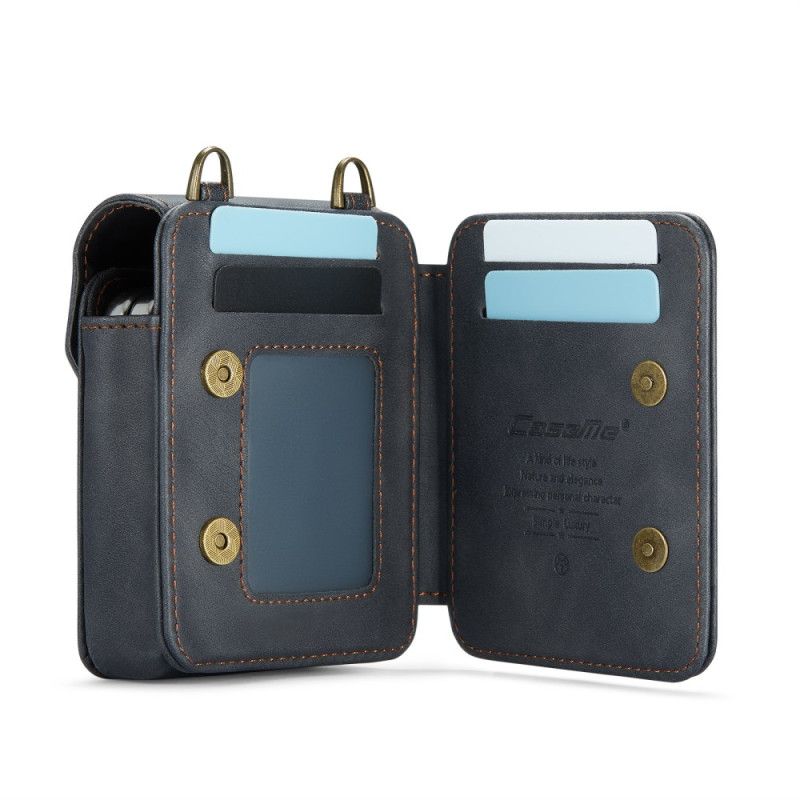 Etui Til Samsung Galaxy Z Flip 7 Fe Satchel-stil Med Rfid-beskyttelse Og Skulderrem