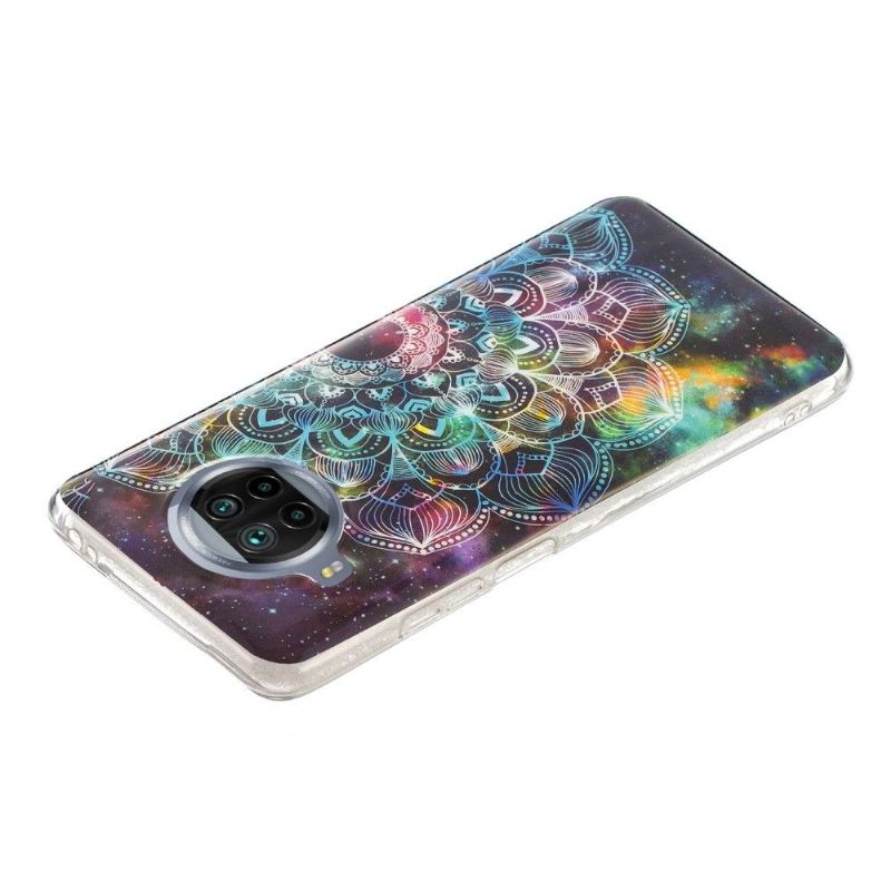 Cover Xiaomi Mi 10T Lite Lysende Farverig Mandala