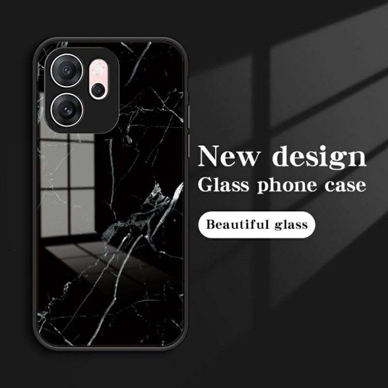 Cover Oppo Reno 14f 5g Marmoreret Hærdet Glas