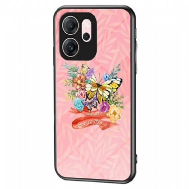 Cover Oppo Reno 14f 5g Sommerfuglehærdet Glas