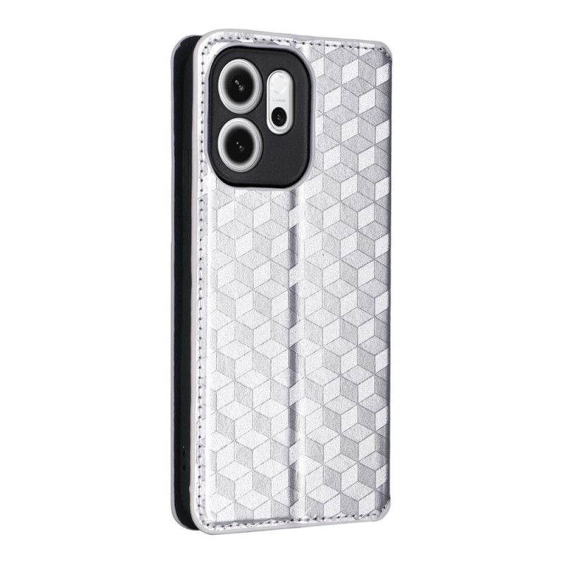 Flip Cover Oppo Reno 14f 5g Diamantmønster