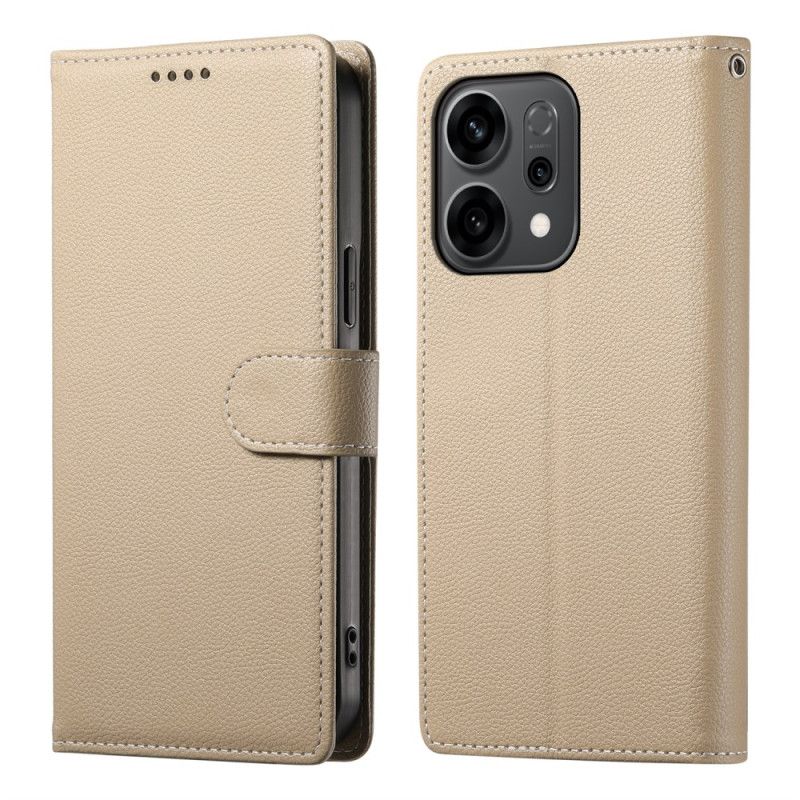 Flip Cover Til Oppo Reno 14f 5g Ensfarvet