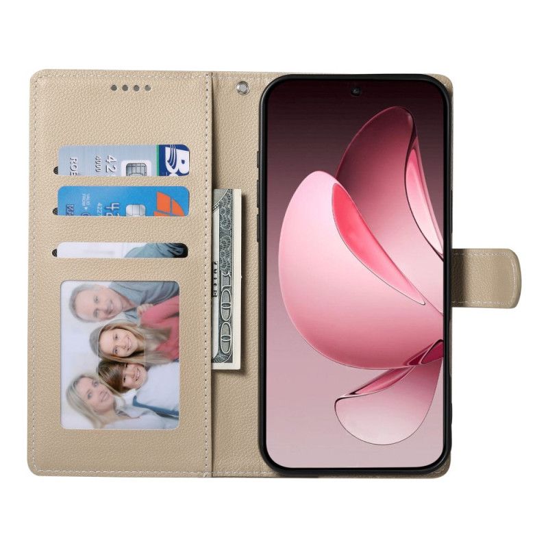 Flip Cover Til Oppo Reno 14f 5g Ensfarvet