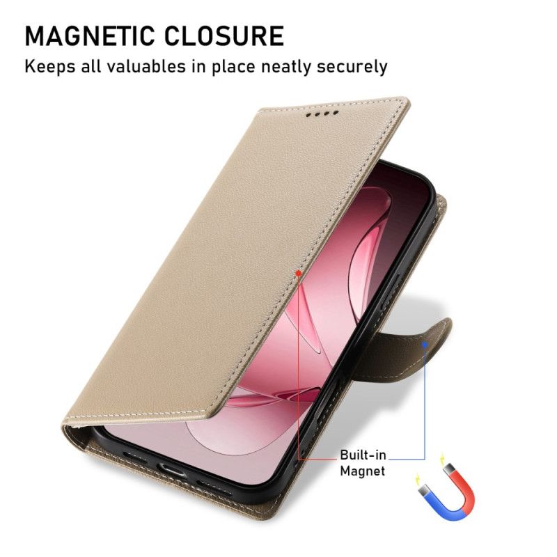 Flip Cover Til Oppo Reno 14f 5g Ensfarvet
