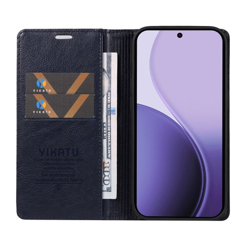 Flip Cover Til Oppo Reno 14f 5g Klassisk Yikatu