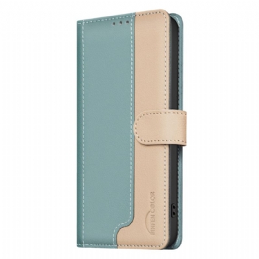 Flip Cover Til Oppo Reno 14f 5g Tofarvet Binfen-farve