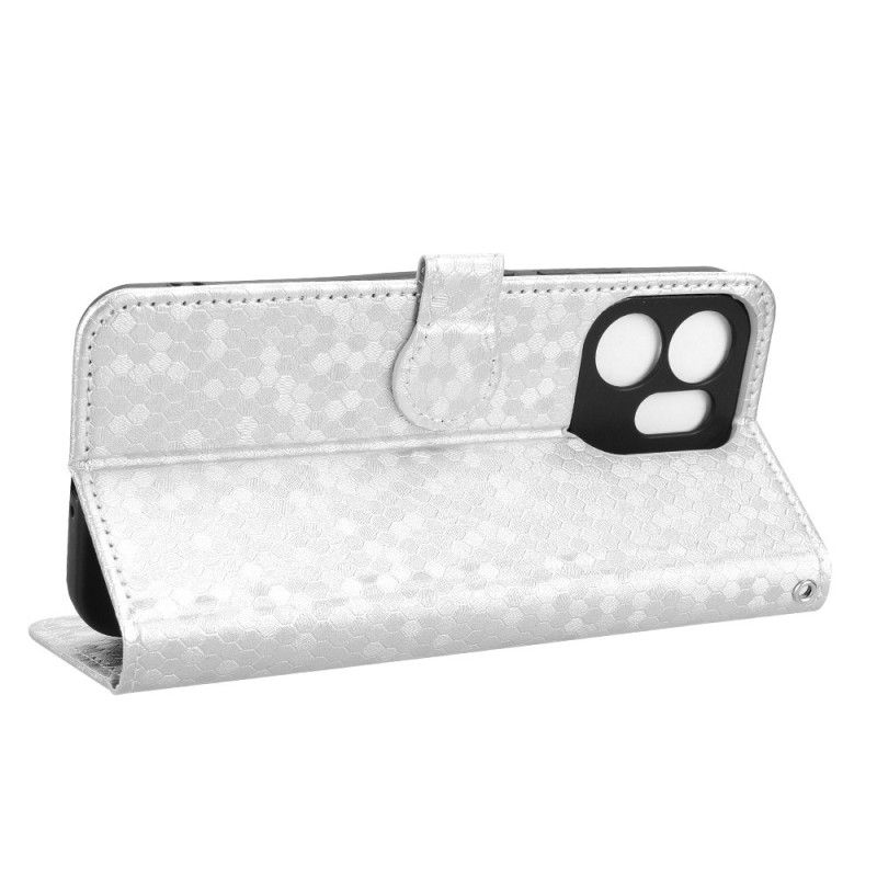 Læder Cover Oppo Reno 14f 5g Telefon Etui Blank