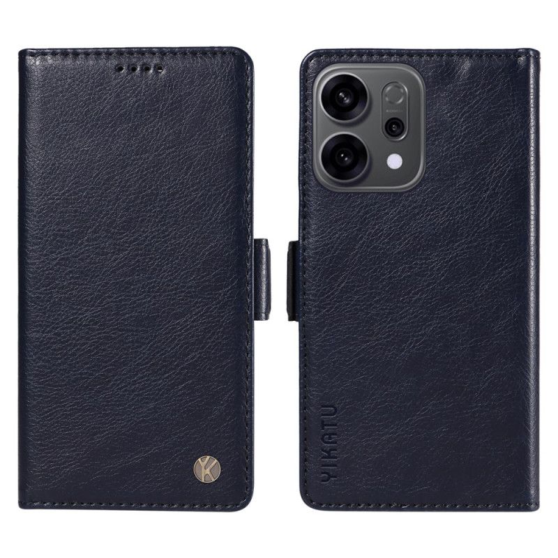 Læder Cover Oppo Reno 14f 5g Telefon Etui Vintage Yikatu