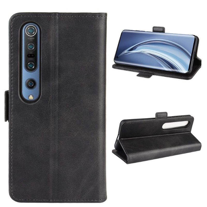 Etui Xiaomi Mi 10 / 10 Pro Punge Etui Mat Lædereffekt Cover