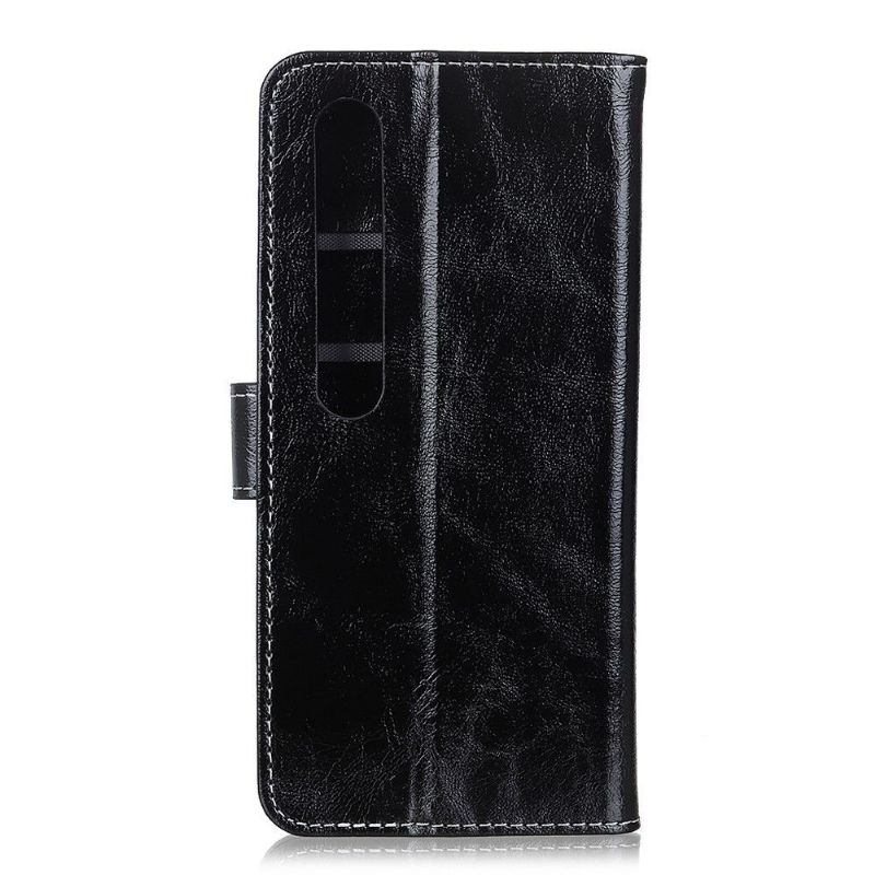 Flip Cover Xiaomi Mi 10 / 10 Pro Luksuriøs Lædereffektsøm