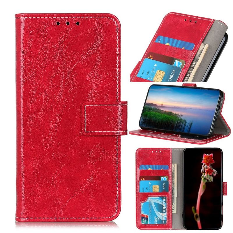 Flip Cover Xiaomi Mi 10 / 10 Pro Luksuriøs Lædereffektsøm