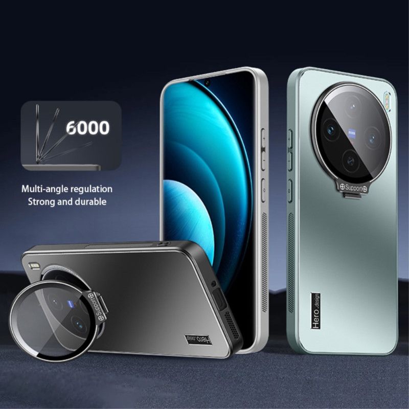 Cover Vivo X100 Pro Indbygget Anti-drop Stativ