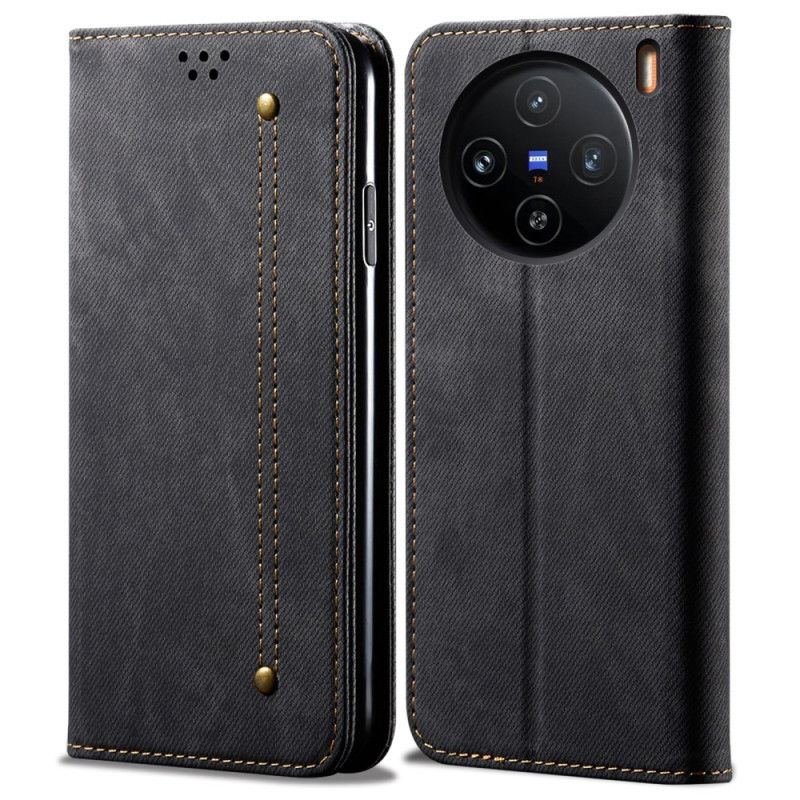 Flip Cover Vivo X100 Pro Denimtekstur