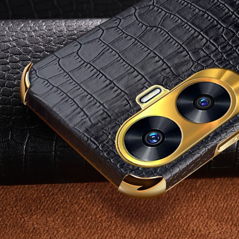 Cover Realme C55 Telefon Etui Krokodilletekstur Med Ringholder