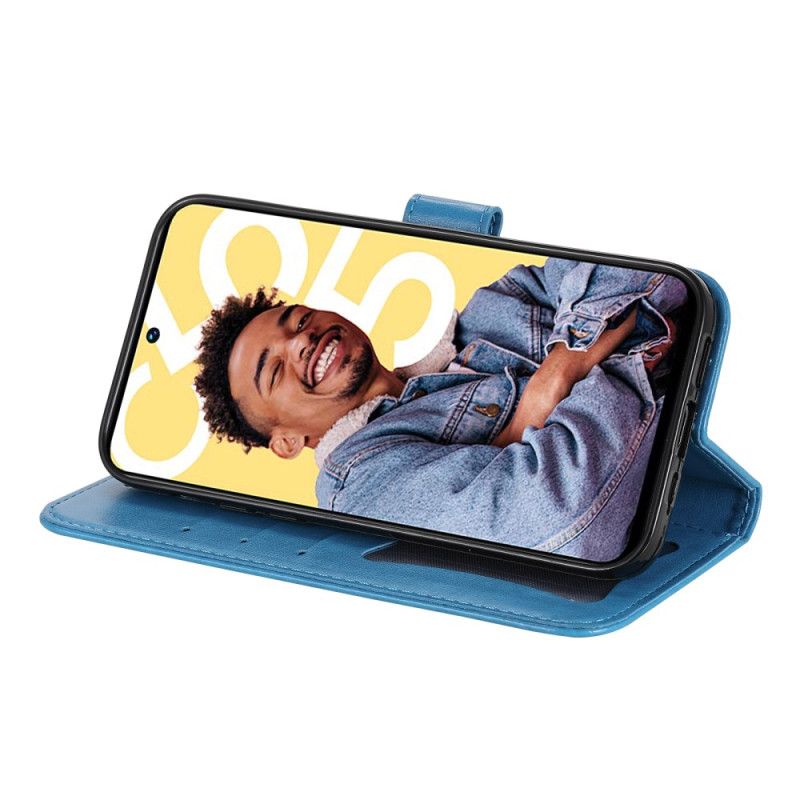 Flip Cover Realme C55 Blomstermønsterrem