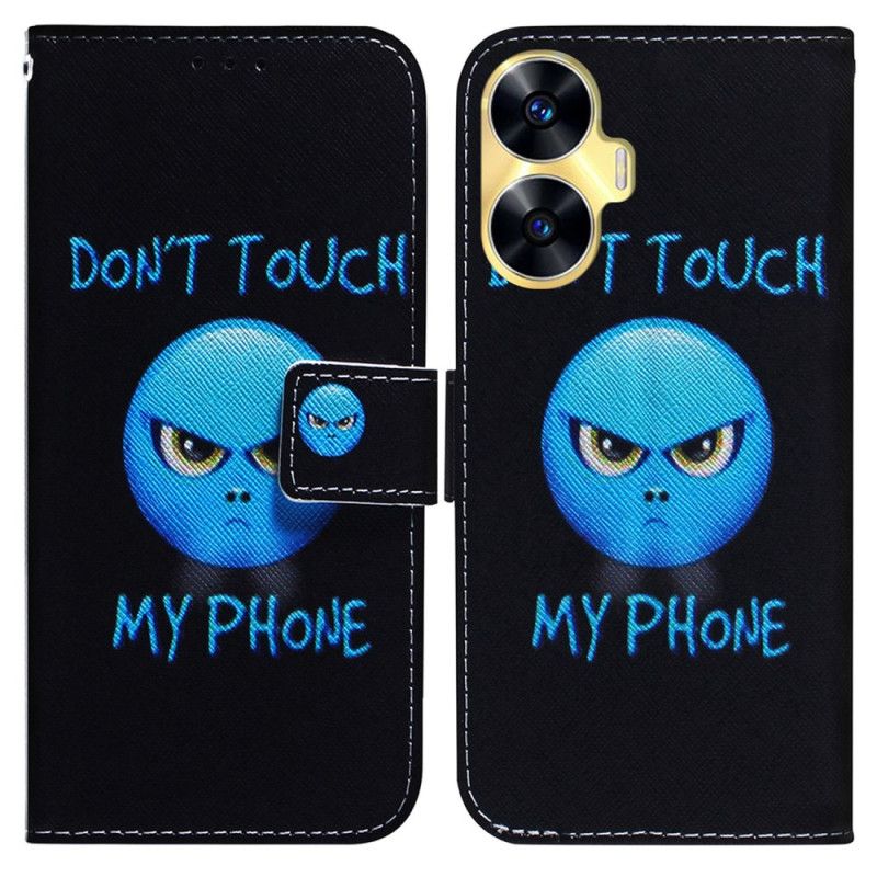 Flip Cover Realme C55 Emoji-telefon