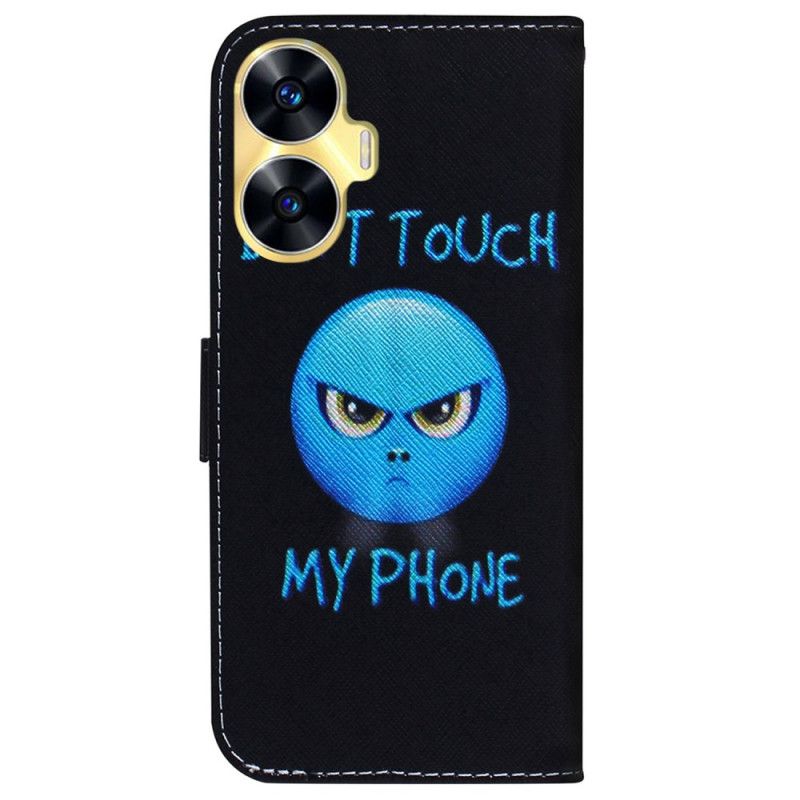 Flip Cover Realme C55 Emoji-telefon