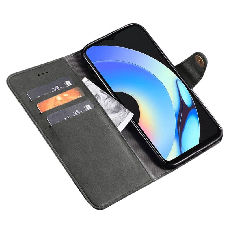 Flip Cover Realme C55 Idewei Guldknapper