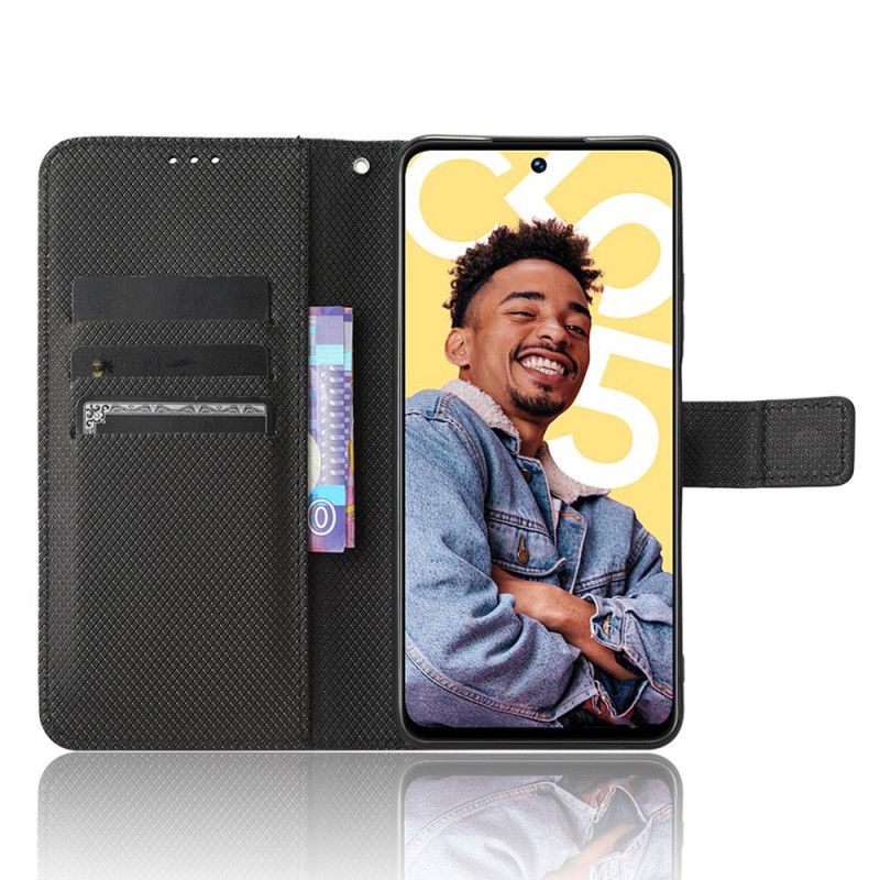 Flip Cover Realme C55 Rempung Med Tekstureret Design