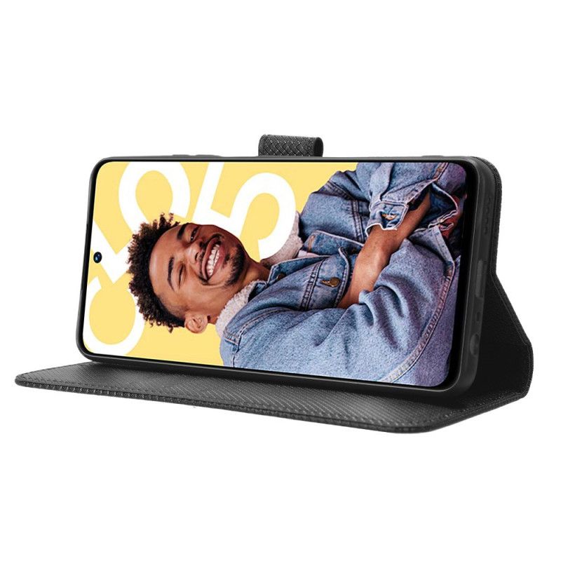 Flip Cover Realme C55 Rempung Med Tekstureret Design