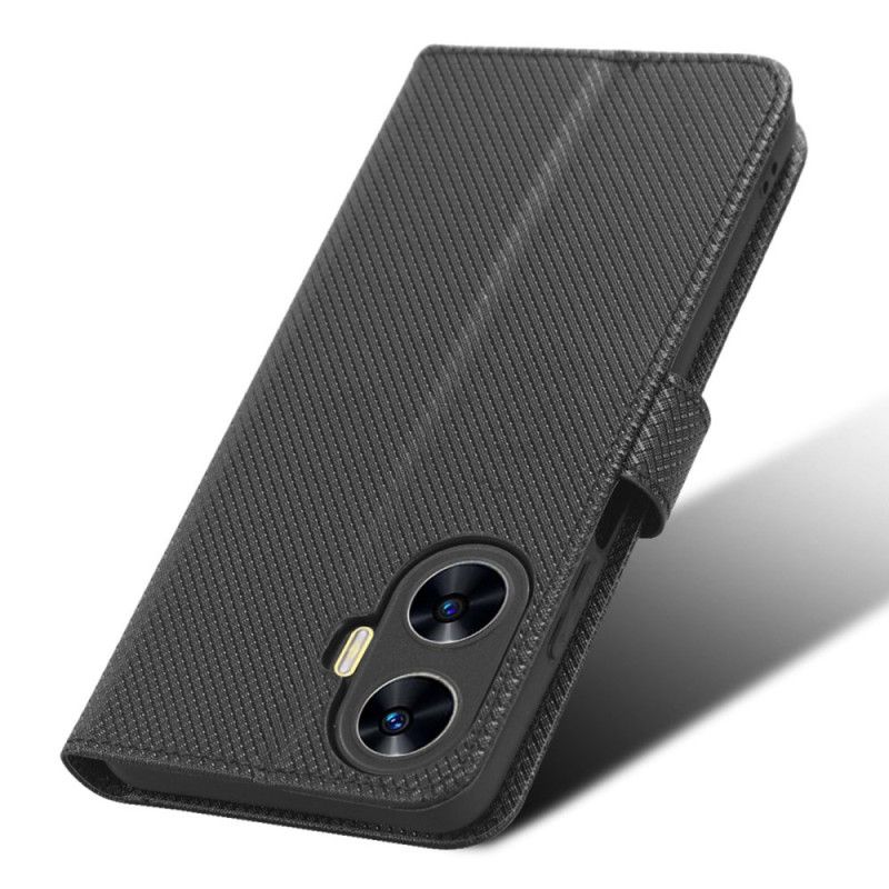 Flip Cover Realme C55 Rempung Med Tekstureret Design