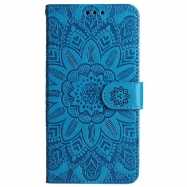 Flip Cover Realme C55 Solsikkemønsterrem