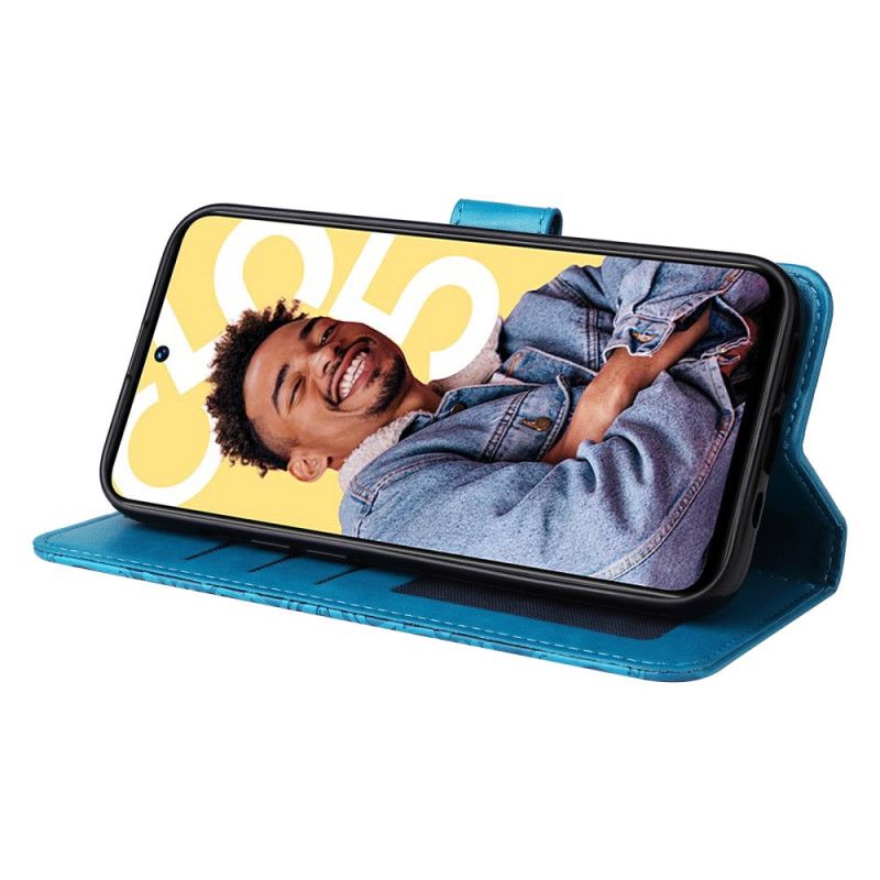 Flip Cover Realme C55 Solsikkemønsterrem