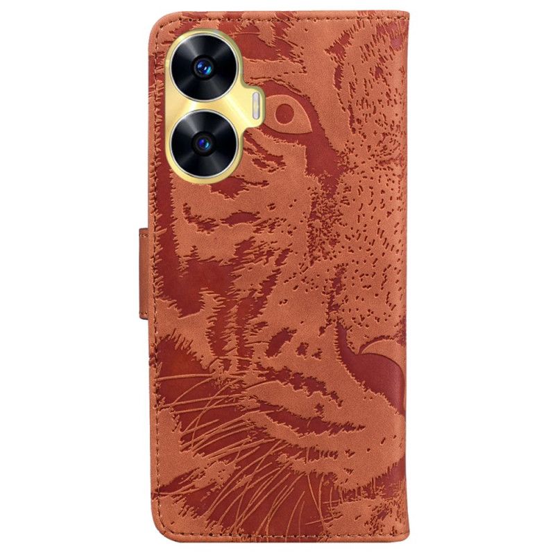 Flip Cover Realme C55 Tigerprint