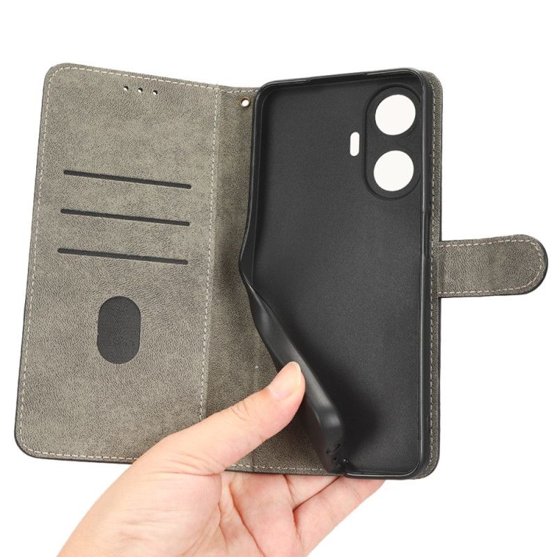 Flip Cover Til Realme C55 Rfid-blokerende Rempung