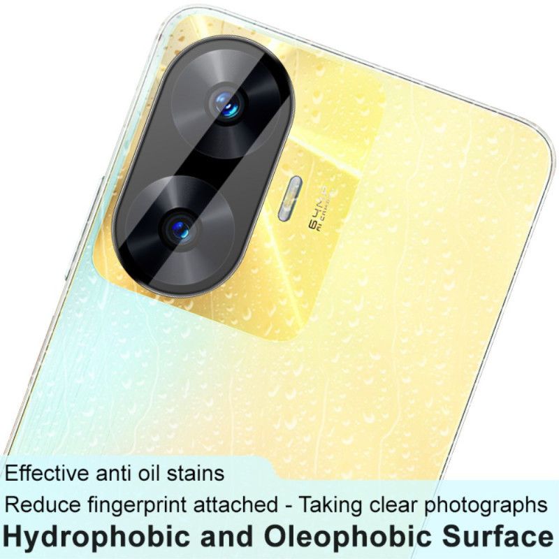 Hærdet Glaslinsebeskytter Til Realme C55 (sort Version)