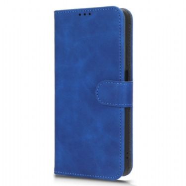 Læder Cover Realme C55 Ruskindsmodel Med Rem