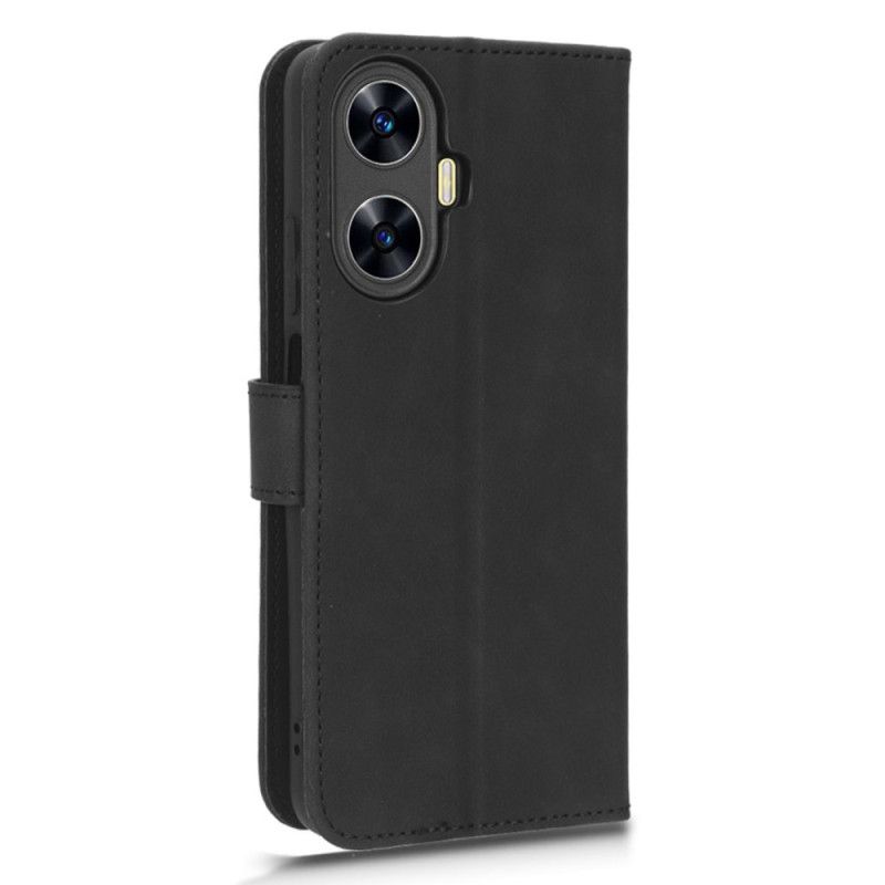 Læder Cover Realme C55 Ruskindsmodel Med Rem