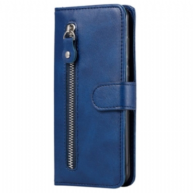 Læder Cover Realme C55 Telefon Etui Møntpung Foran