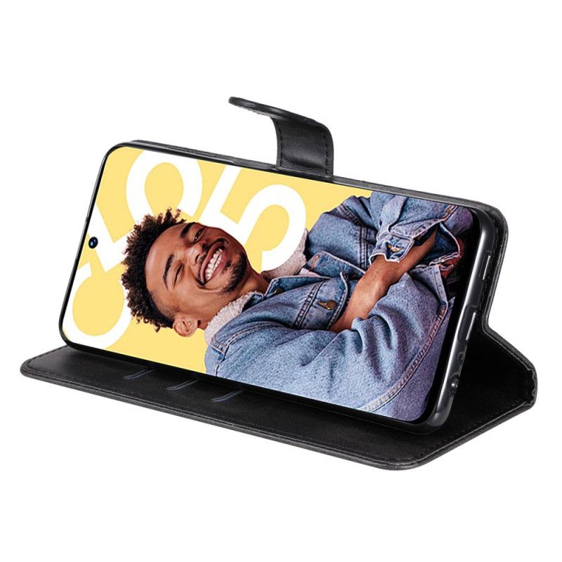 Læder Cover Realme C55 Telefon Etui Møntpung Foran