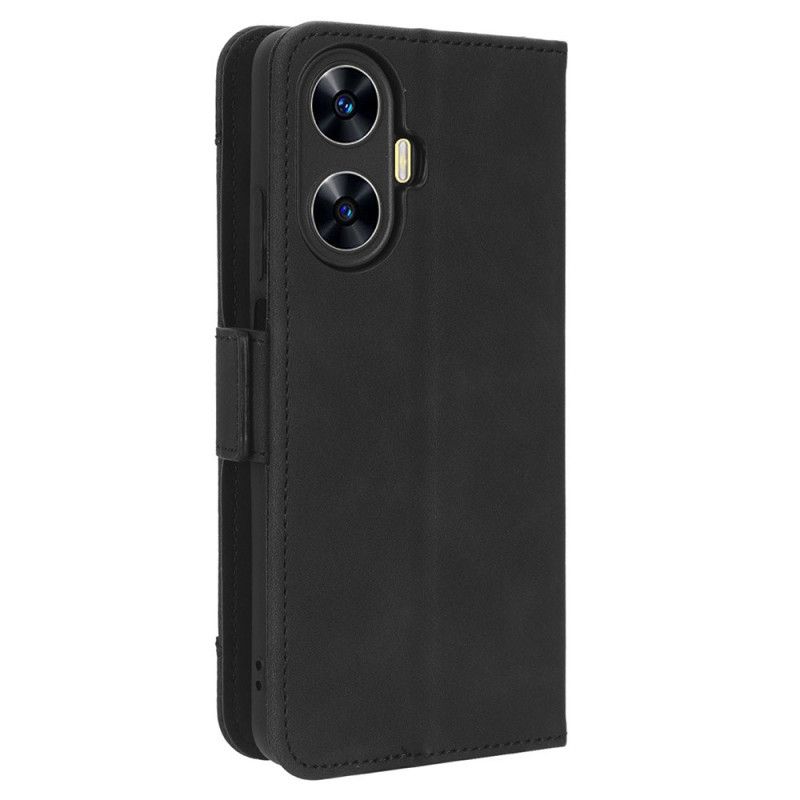 Læder Cover Realme C55 Telefon Etui Multikort