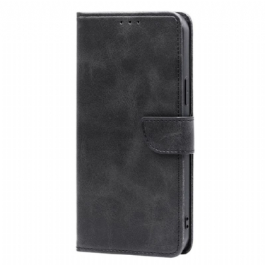 Læder Cover Realme C55 Vintagetekstur