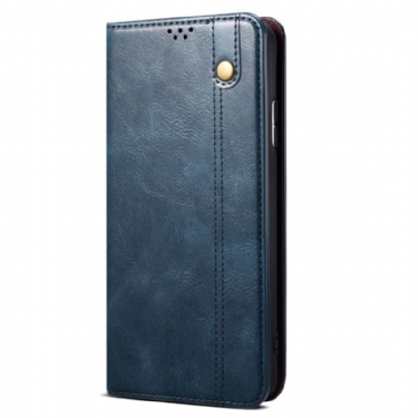 Læder Cover Realme C55 Vokset Kunstlæder