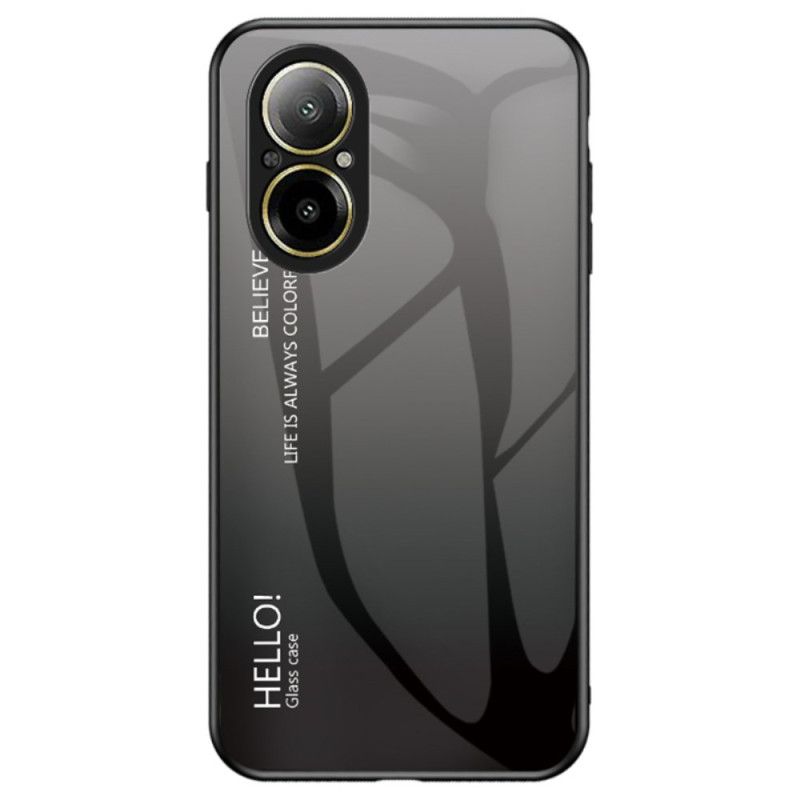 Cover Realme C67 Hello Hærdet Glas