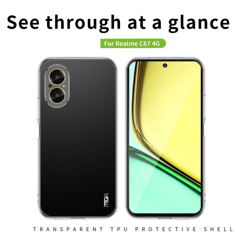 Cover Realme C67 Mofi Transparent