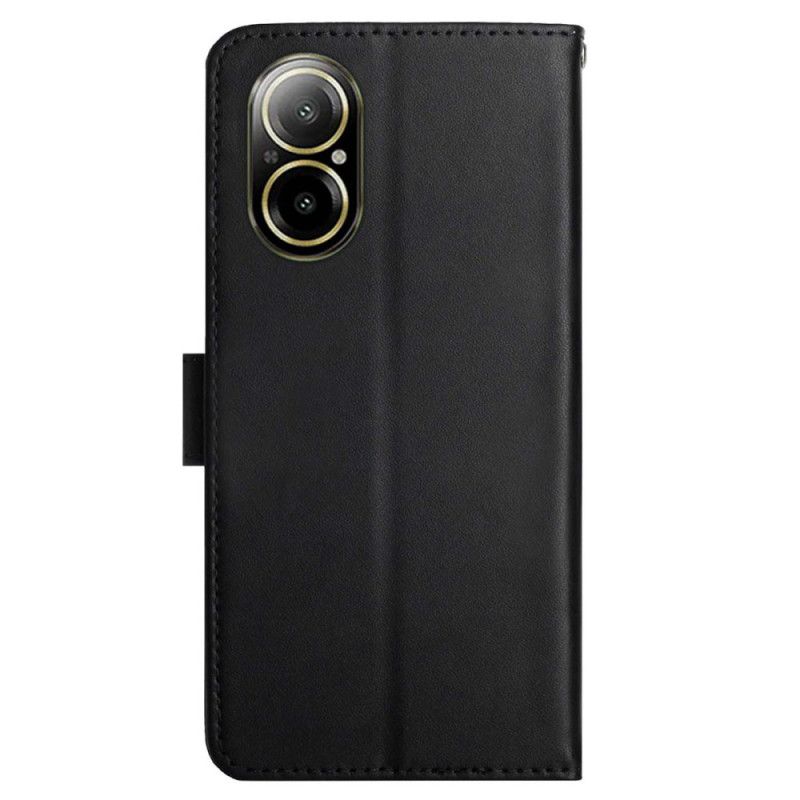 Flip Cover Til Realme C67 Nappalæder