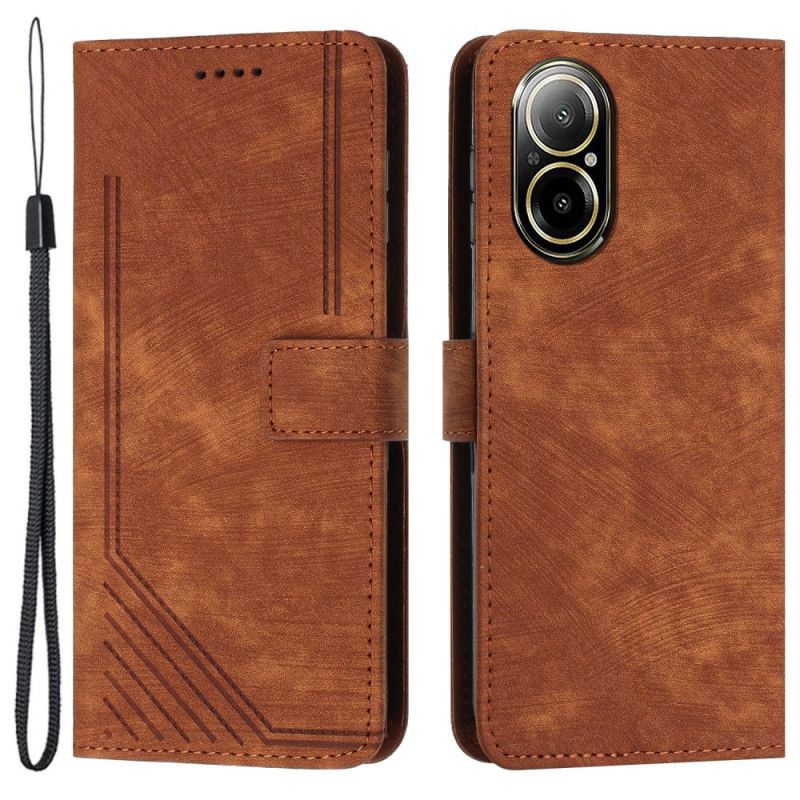 Læder Cover Realme C67 Retrodesign